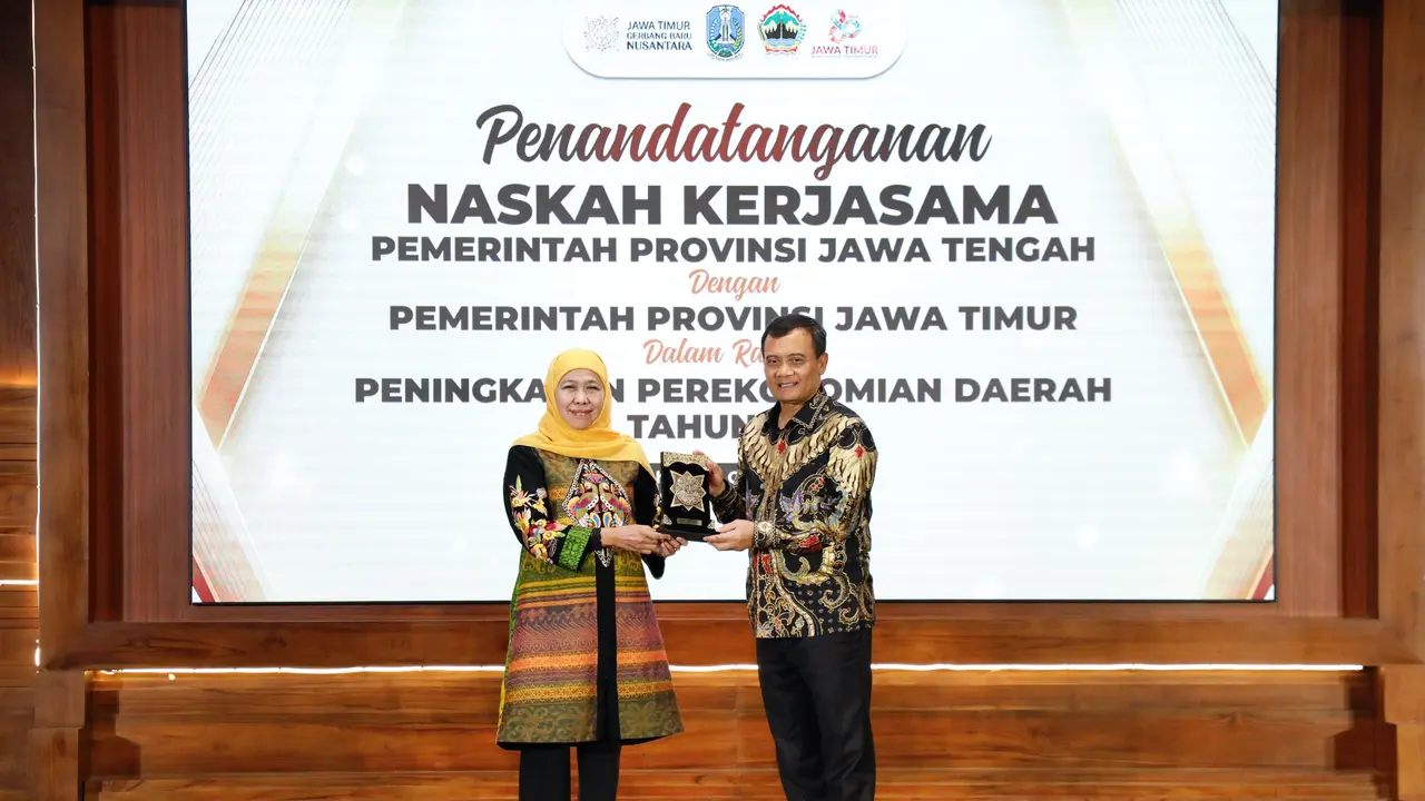 Pemprov Jateng dan Jatim Sepakat Perkuat Kerja Sama Ekonomi Regional
