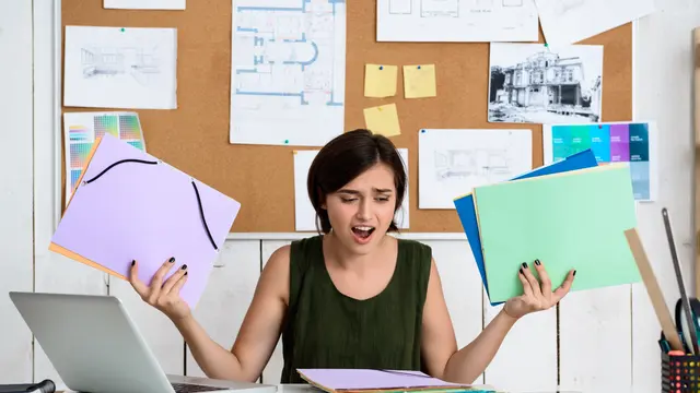 Ilustrasi Stres Bekerja