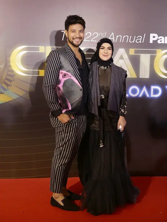 Ammar Zoni dan Irish Bella Raih Penghargaan FFI 2019. (Bambang E Ros/Fimela.com)