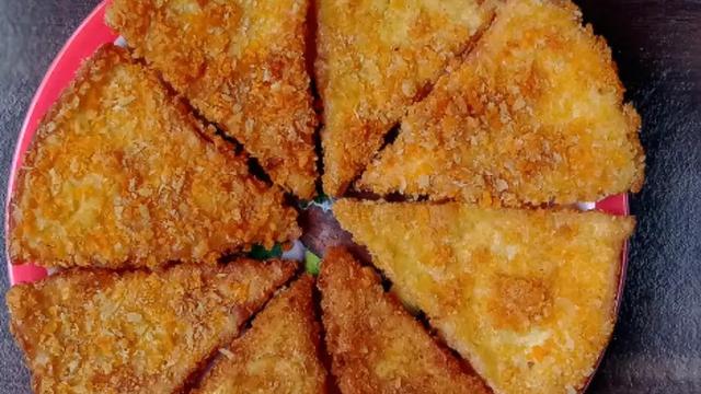 Resep crispy omelette keju. (dok. Cookpad @MomsQueenKitchen)