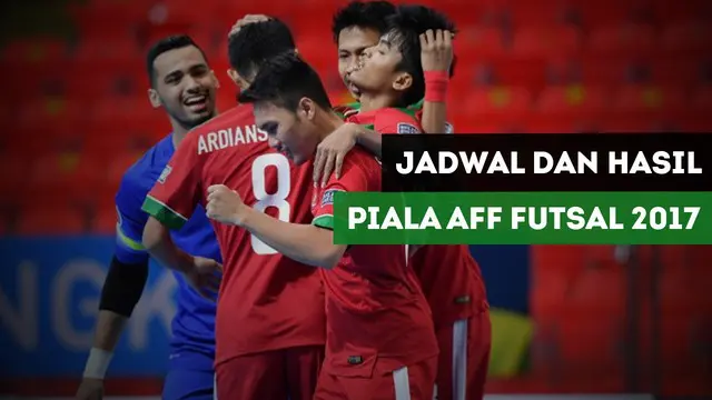 Berita video jadwal dan hasil pertandingan Timnas Futsal Indonesia di Piala AFF 2017.