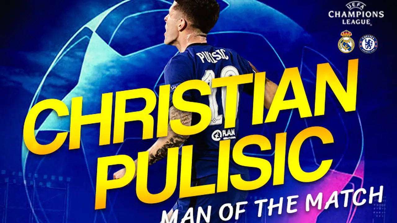 Berita Infografis - Man Of The Match Christian Pulisic