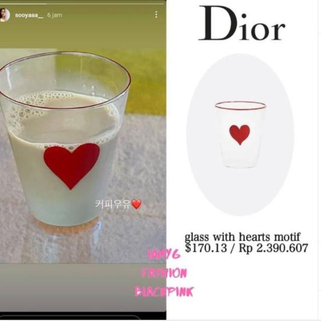 Jisoo Blackpink Minum Kopi Susu Pakai Gelas Seharga Ponsel