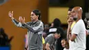 Di bawah arahan pelatih barunya, Simone Inzaghi, Al Hilal bermain lebih terbuka dan menyerang. (PATRICIA DE MELO MOREIRA/AFP)