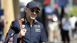 Informasi mengenai hengkangnya Adrian Newey tersebut tersiar pada Rabu (01/05/2024) melalui akun media sosial Red Bull Racing Team. (AFP/Erwin Scheriau)