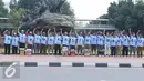 Komunitas Kretek melakukan aksi damai Terimakasih tembakau di Jakarta, Selasa (31/50). Dalam aksi tersebut mereka melakukan penolakan terhadap hari tanpa tembakau sedunia yang jatuh pada tagl 31 mei. (Liputan6.com/Angga Yuniar)