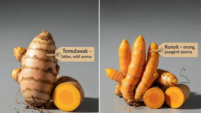 perbedaan temulawak dan kunyit
