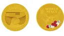 Medali yang diluncurkan Singapore Mint untuk memperingati pertemuan Presiden AS Donald Trump dengan pemimpin Korea Utara Kim Jong-un, 5 Juni 2018. Koin peringatan itu bernilai lebih dari 1.000 dollar AS (sekitar Rp 13 juta). (HO/AFP/THE SINGAPORE MINT)