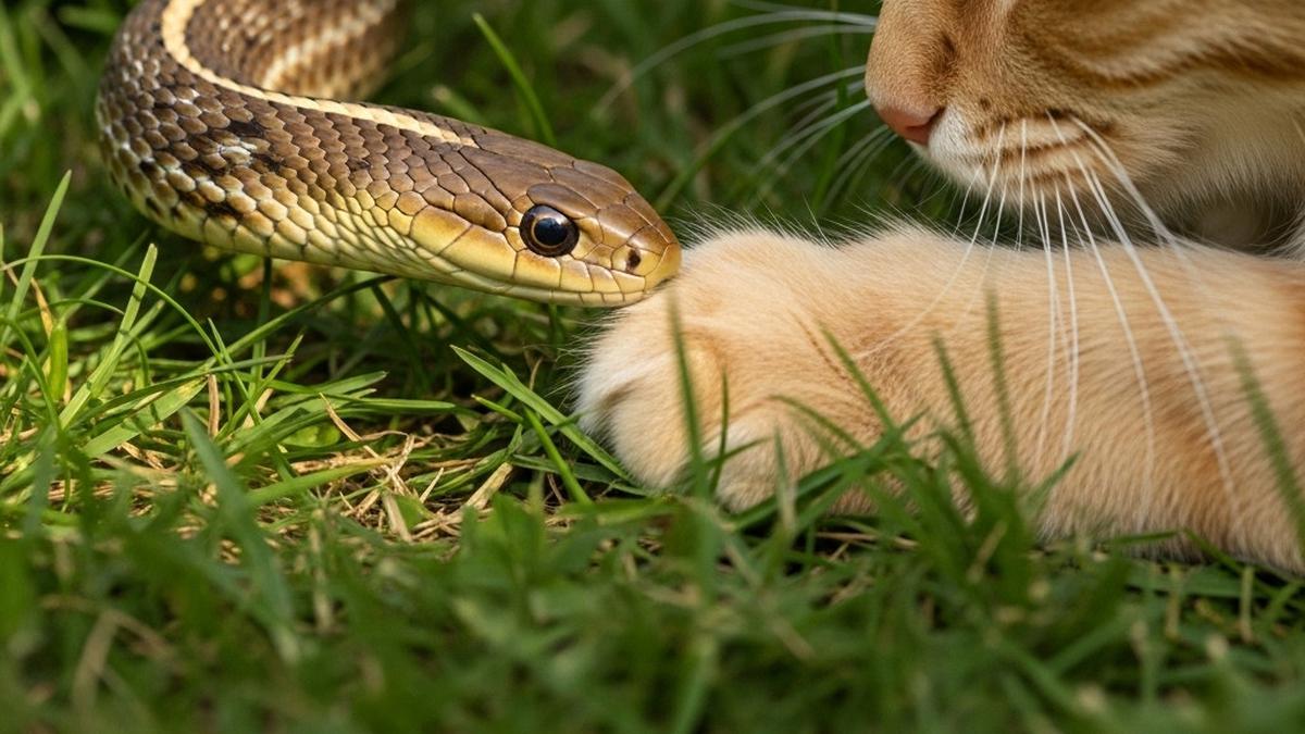 Apakah Kucing Dapat Bertahan dari Gigitan Ular Berbisa? Ini Penjelasan Ilmiahnya