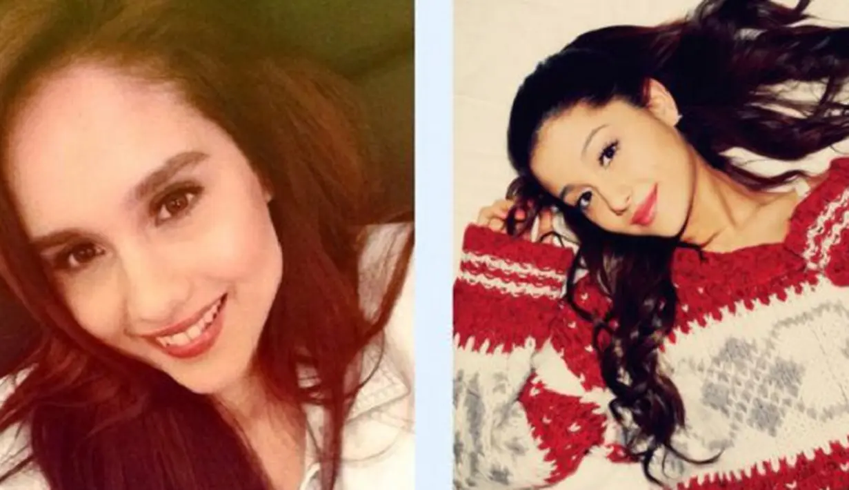 Keduanya memang cantik dan miliki postur tubuh mungil dan muka yang imut. (Via Instagram/@claurakiehl - @arianagrande)