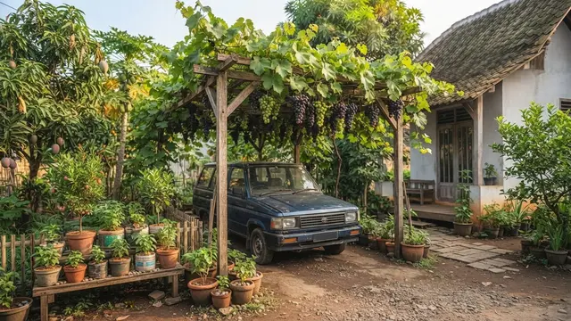 Inspirasi Kebun Buah Ala Kampung di Halaman Rumah Sederhana