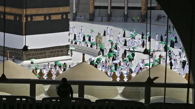FOTO: Jemaah Mulai Rangkaian Ibadah Haji 2021