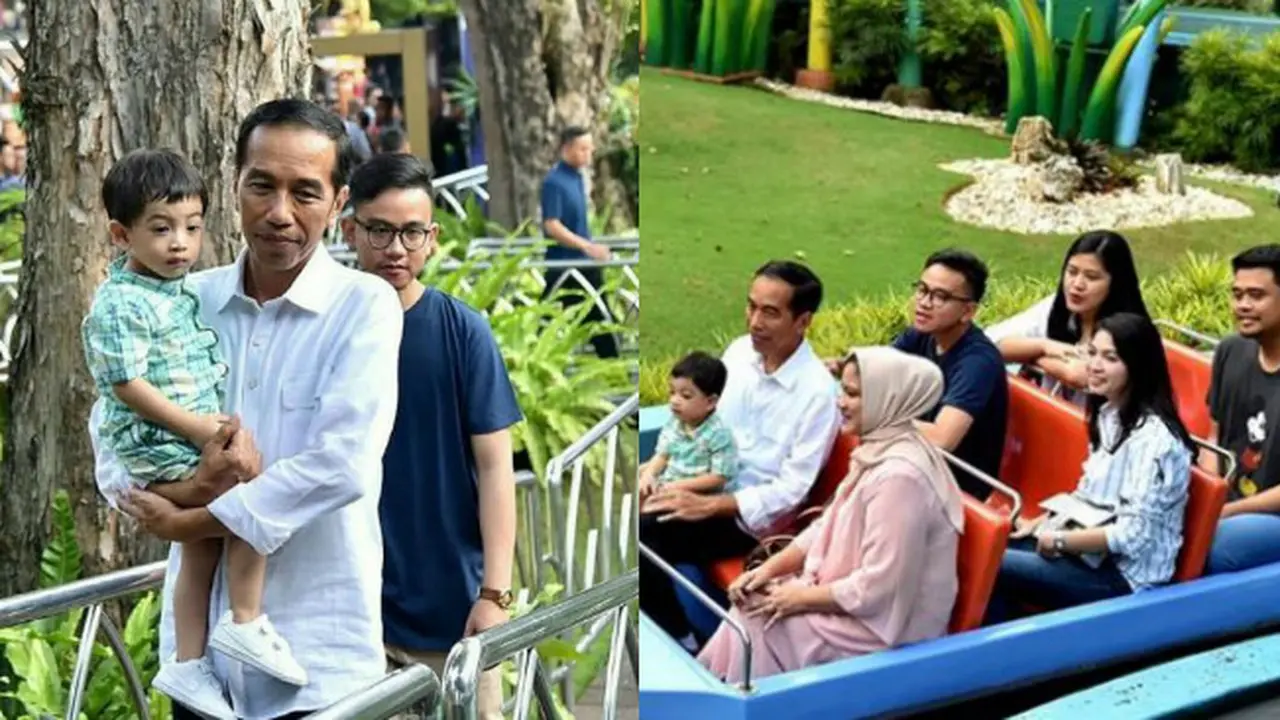 Di tengah acara ngabuburit tersebut, Jokowi tak lupa menyapa masyarakat yang juga berwisata di Dufan.