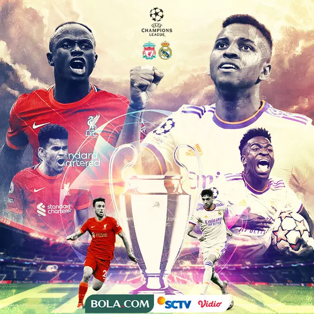Liga Champions - Liverpool Vs Real Madrid - 3 Pemain Bintang