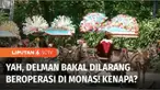 Salah satu daya tarik wisatawan saat berkunjung ke kawasan Monas, Jakarta Pusat, adalah adanya delman. Namun kini keberadaan delman di kawasan monas terancam hilang, menyusul keputusan Pemkot Jakarta Pusat untuk melarang beroperasinya kendaraan tradi...