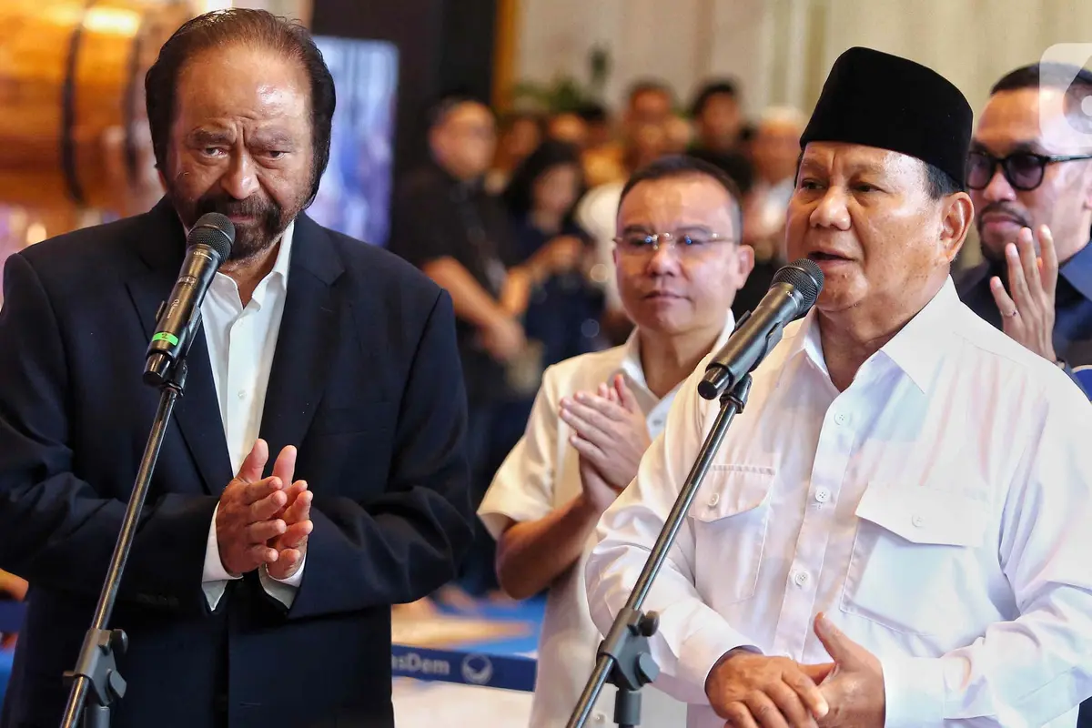 Prabowo Subianto Sambangi Markas Nasdem