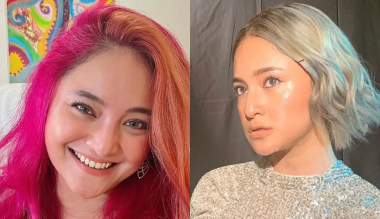 Marshanda baru saja mengubah warna rambut menjadi pink dan orange cerah tepat di Hari Bipolar. Bukan untuk pertama kalinya, ia juga pernah mewarnai rambutnya dengan warna yang lainnya, seperti apa? Yuk intip