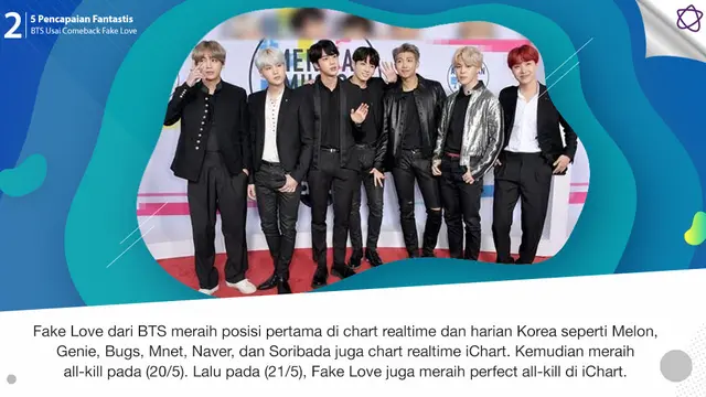 [Bintang] 5 Pencapaian Fantastis BTS Usai Comeback Fake Love