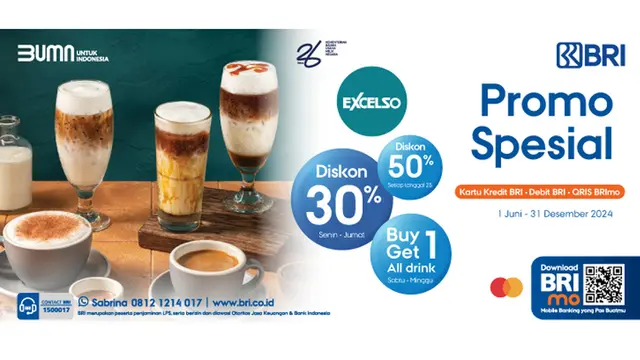 Promo Spesial BRI di Excelso