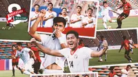 SEA Games 2023 - Kolase Pertandingan Timor Leste vs Indonesia (Bola.com/Decika Fatmawaty)