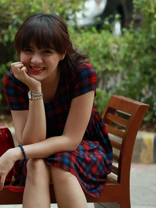 Pelatihan akting dan pendalaman karakter membuat Vicky semangat dan merasa tertantang. (Deki Prayoga/Bintang.com) 