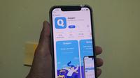 Aplikasi belajar Quipper kini tersedia dan bisa diunduh di App Store Apple. (Liputan6.com/ Agustin Setyo W).