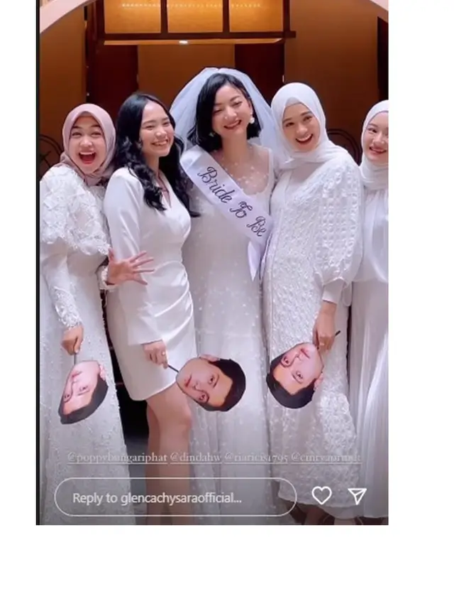 6 Potret Bridal Shower Glenca Chysara, Penuh Haru Bahagia