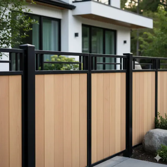 Model Pagar Kayu Gaya Japandi