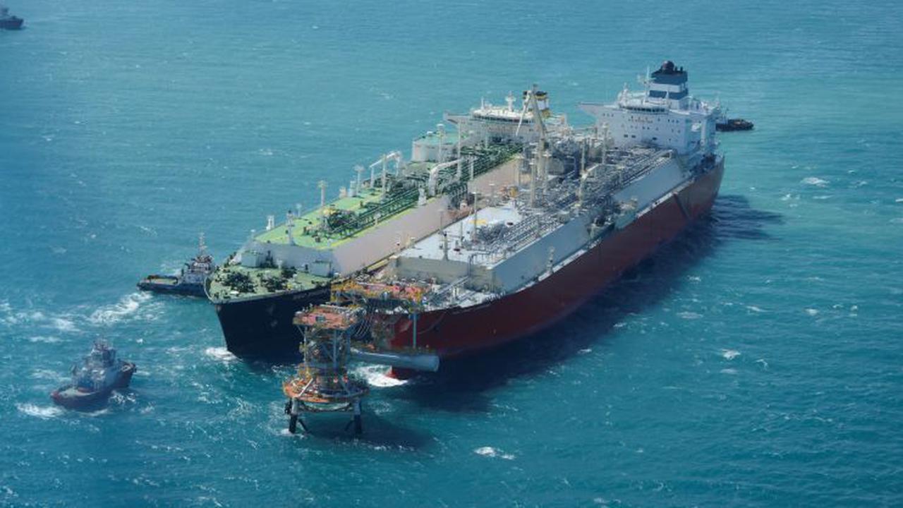 Fasilitas Floating Storage and Regasification Unit (FSRU) Lampung.