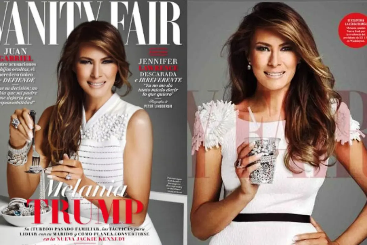 Pose Melania Trump di sampul majalah Vanity Fair Meksiko