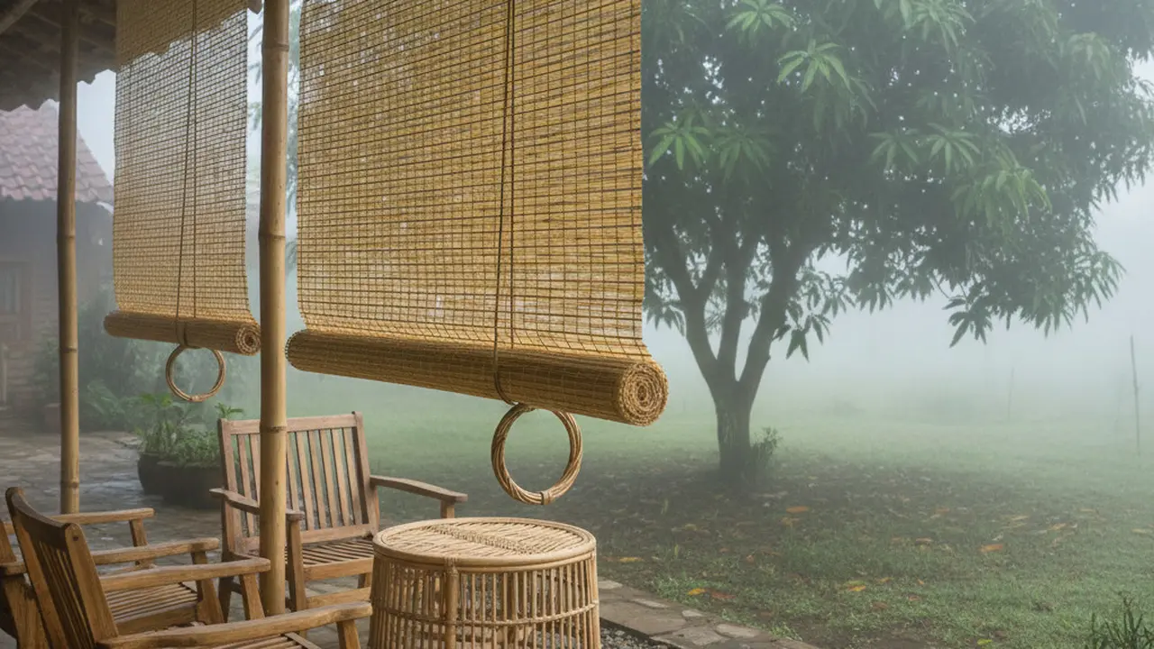 Model Tirai Teras yang Bikin Teduh tapi Tetap Angin Masuk. AI