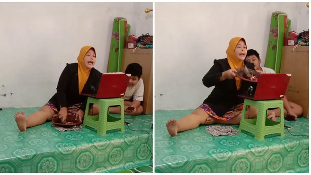5 Potret Kocak Orang Ikut Rapat Online Sambil Masak Ini Bikin Ketawa