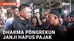 Sambil Peluk Pedagang, Dharma Pongrekun Janji Hapus Pajak 10 Persen
