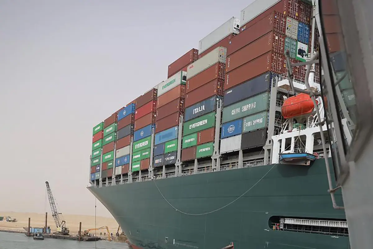 Suez Canal Authority via AP