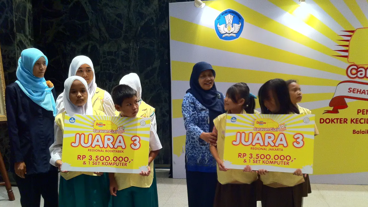 6 SD Terpilih Sebagai Pemenang Dokter Kecil Mahir Gizi