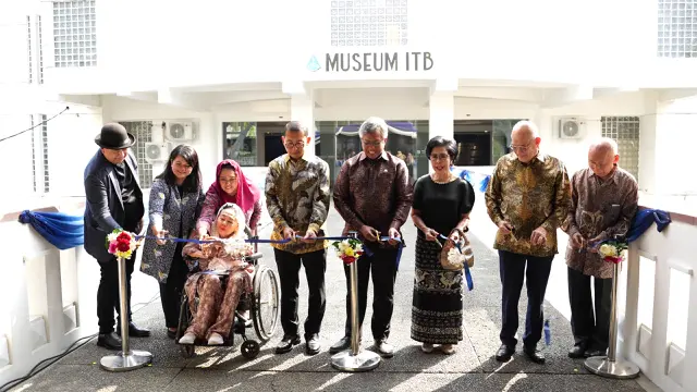 Menteri Kebudayaan Fadli Zon saat peresmian Museum ITB.