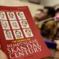 Sebuah buku berjudul 'Tim 9 Membongkar Skandal Century' diluncurkan di Komplek Parlemen, Jakarta, Rabu (12/11/2014)(Liputan6.com/Andrian M Tunay) 