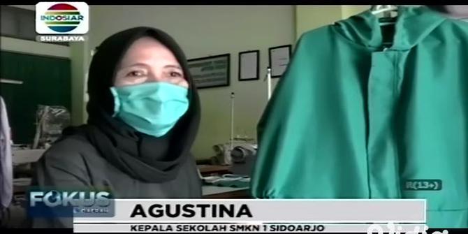 VIDEO: Baju APD Buatan Siswa SMKN 1 Sidoarjo Sesuai Standar WHO