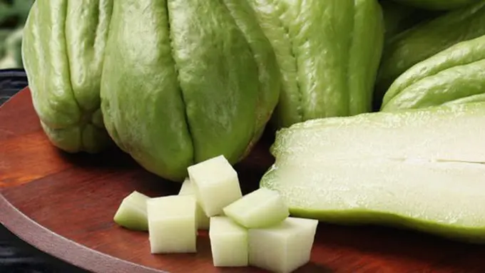 Ilustrasi labu siam./Copyright shutterstock.com