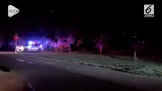 Insiden penembakan terjadi di Travis County, Austin, Amerika Serikat melukai dua orang.