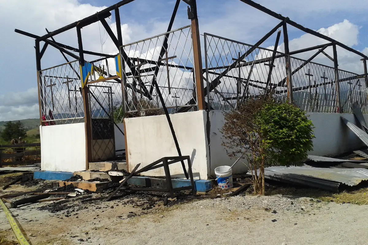 Gereja di Kabupaten Sigi dibakar orang tak dikenal
