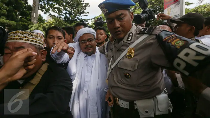 20170123-Habib Rizieq Kembali Diperiksa Polda Metro Jaya-Jakarta