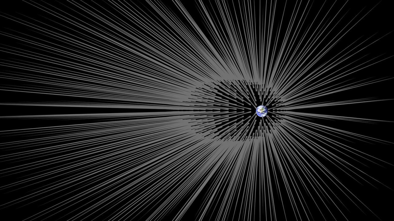 Ilustrasi kekuatan alam semesta