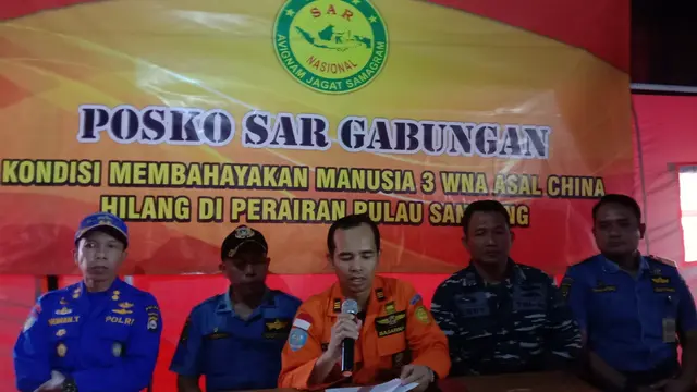 Pencarian Penyelam Hilang di Pulau Sangiang Banten