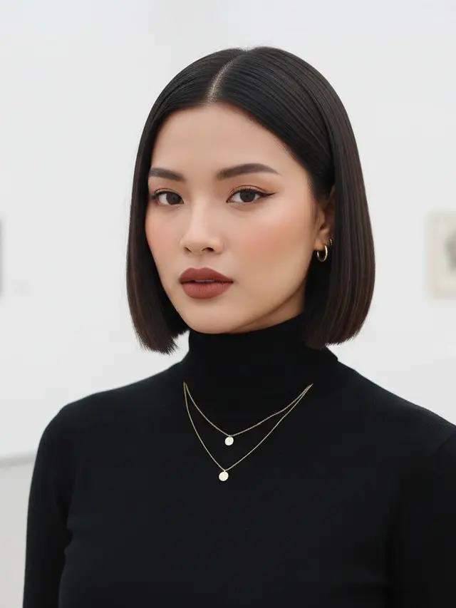 Model Bob Pendek Wanita 2026 (Foto: Gemini AI)