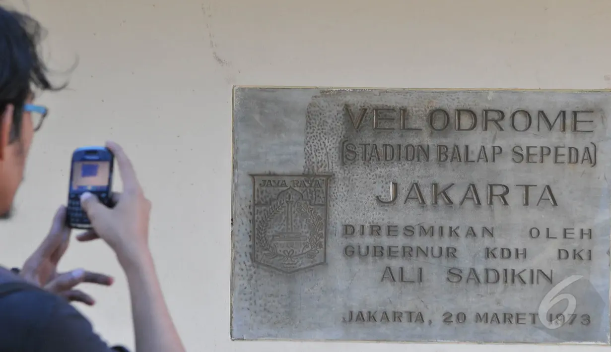 Stadion balap sepeda Velodrome GOR Rawamangun diresmikan oleh Gubernur Ali Sadikin pada 1973, Jakarta, Jumat (15/5/2015). Rencananya Pemprov DKI Jakarta akan merehab Velodrome dengan anggaran mencapai Rp 400 Miliar. (Liputan6.com/Herman Zakharia)