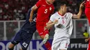 Yaman U-20 perlahan mulai menguasai laga memasuki pertengahan babak pertama. (Liputan6.com/Angga Yuniar)