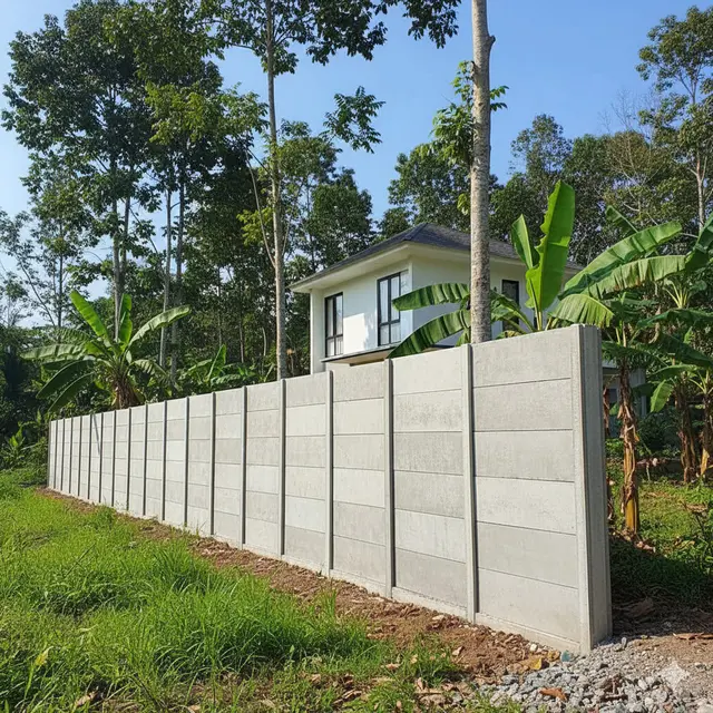 Desain Pagar Rumah di Pedesaan yang Anti Ular