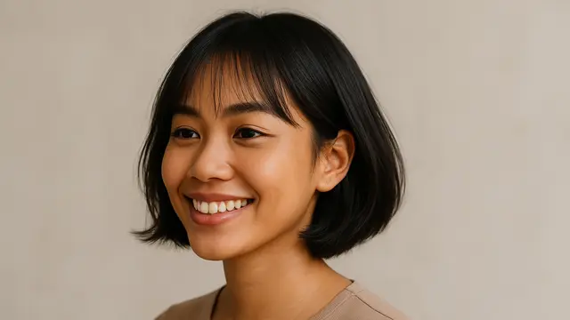 Model Rambut Parisian Bob, Tren Rambut Pendek 2025 untuk Wanita/ Ilustrasi AI