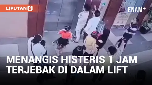 VIDEO: Satu Keluarga Terjebak di Lift Mega Mall Batam